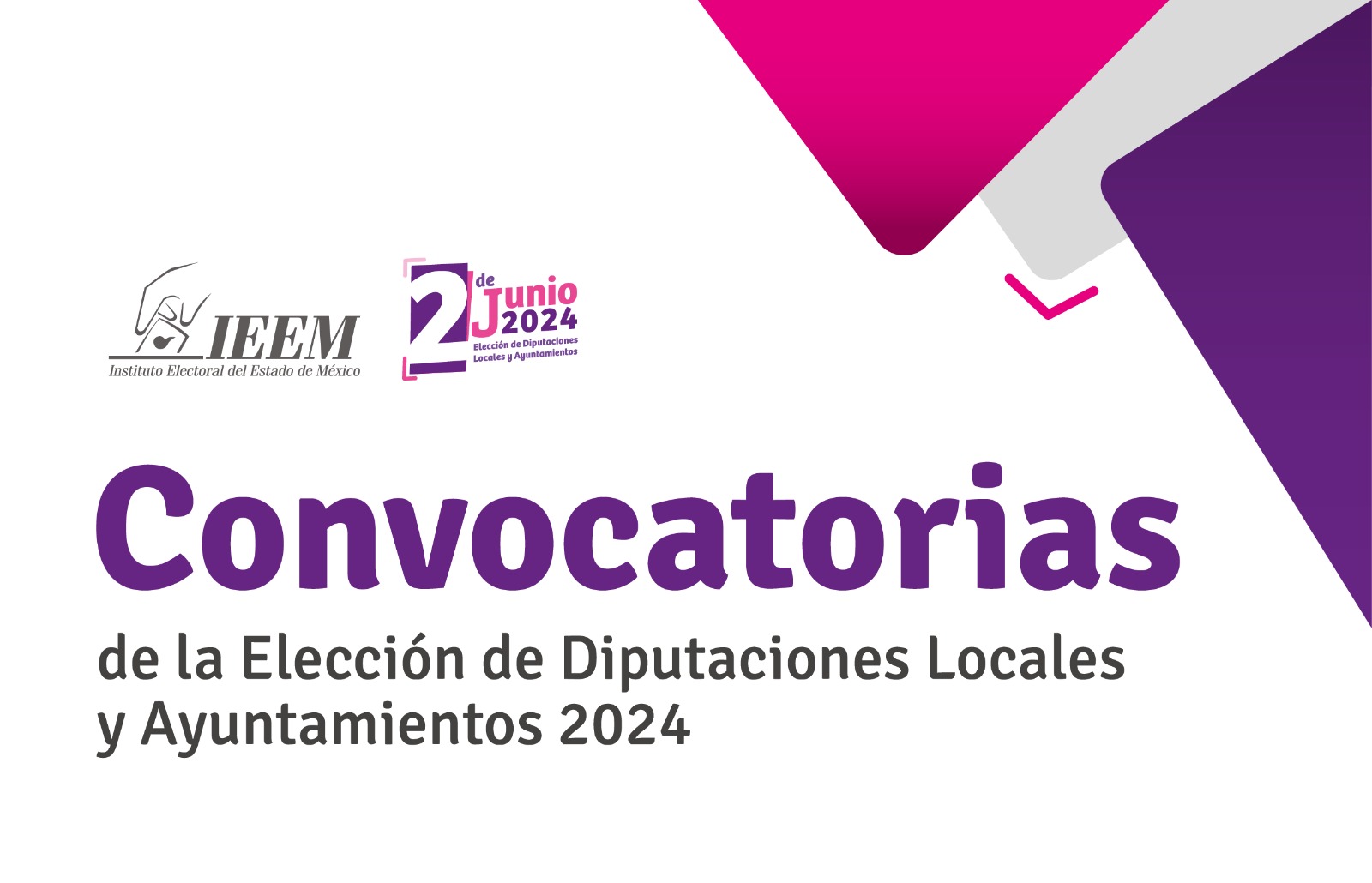 Convocatorias de la Elección de Diputaciones Locales y Ayuntamientos 2024