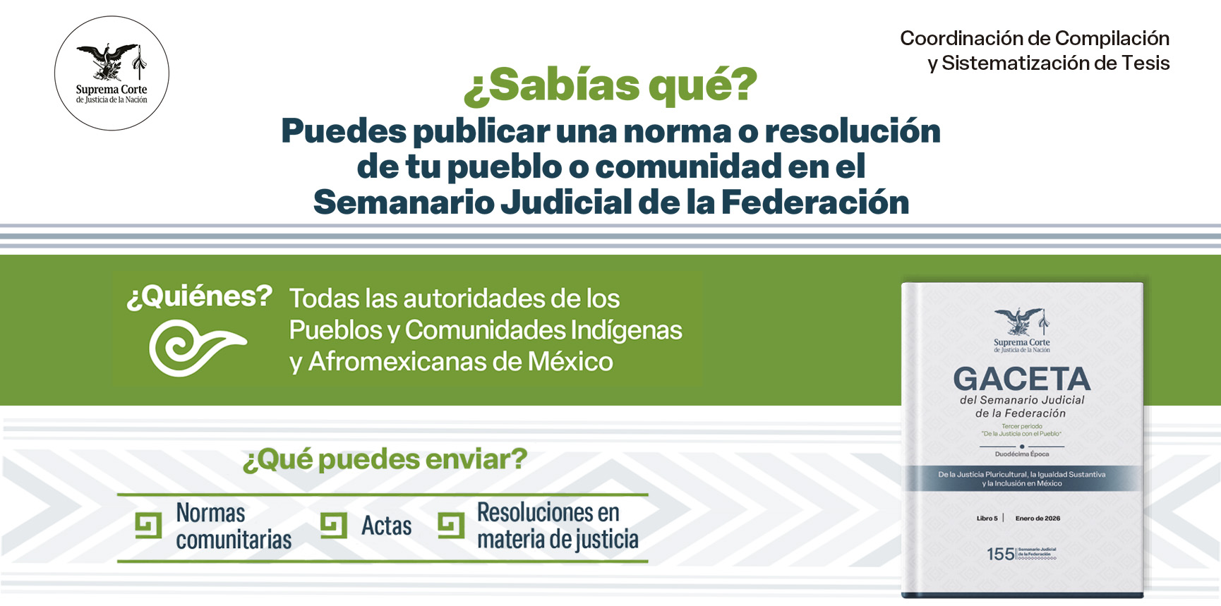 Mecanismo de Solicitud y Publicación de las Resoluciones en Materia de Justicia de Autoridades y Normas de Pueblos y Comunidades Indígenas y Afromexicanas